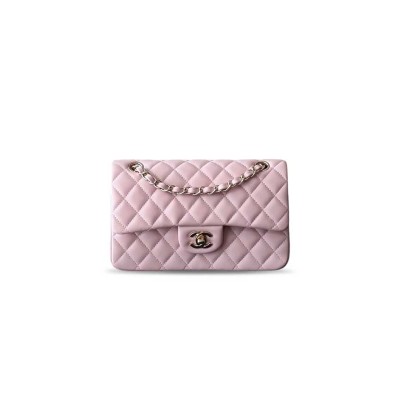 CHANEL LAMBSKIN SMALL CLASSIC FLAP BAG A01112 (23*14*6.5cm)